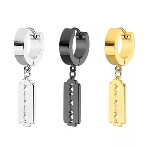 🐘 Men’s 14K Gold Plated Stainless Steel Earrings